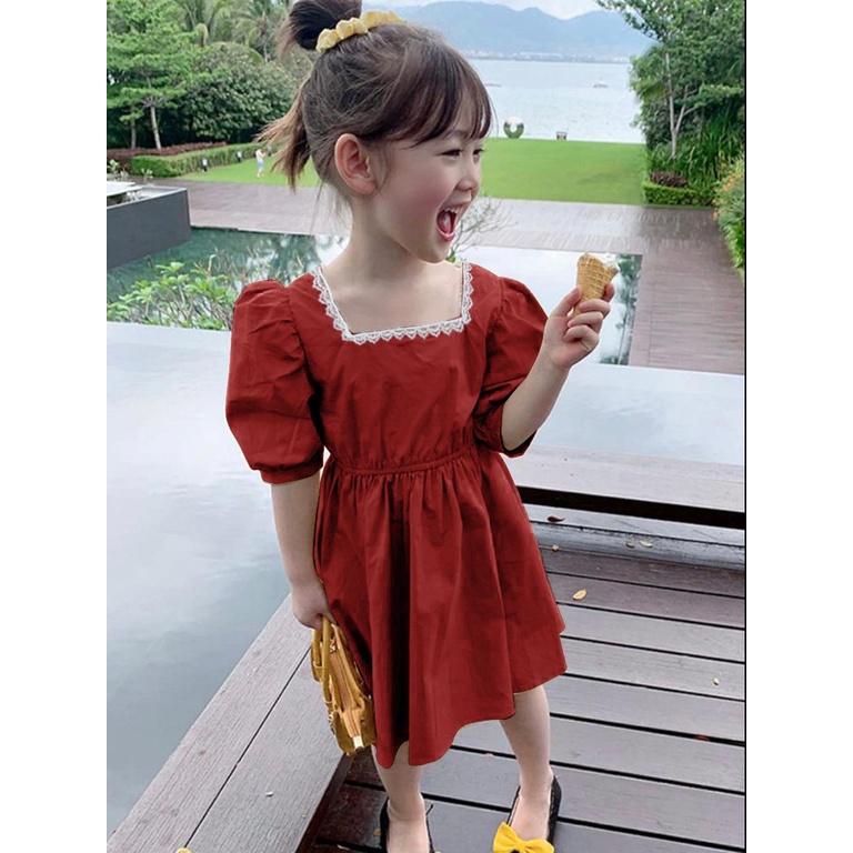 Amspro Dress anak perempuan pakaian anak perempuan Dress Kyra