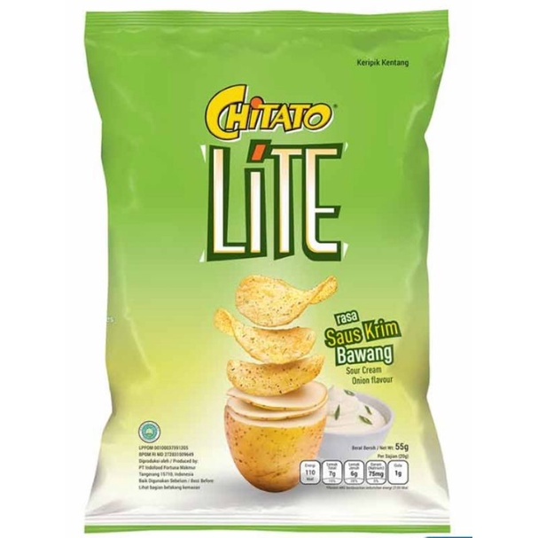 

Chitato Lite Snack Potato Sourcream onion 55Gr