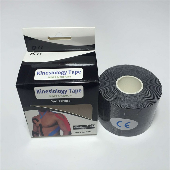 TERLARIS Kinesio Tape 5M Tape Original Therapy Tape  5CM X 5CM warna random opp