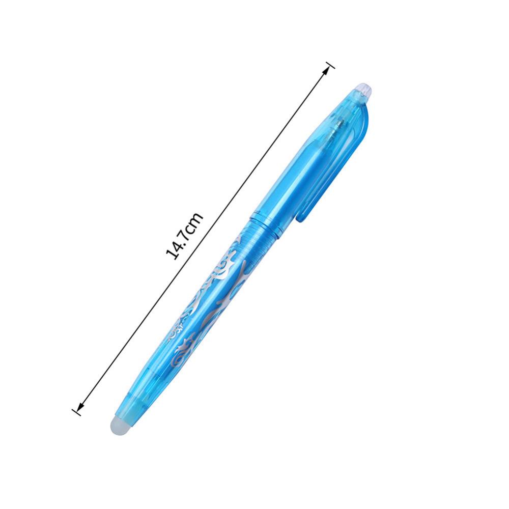 Timekey 1PC Pulpen Gel 0.5mm Warna-Warni Bisa Dihapus Untuk Stationery Anak Sekolah you F8X4