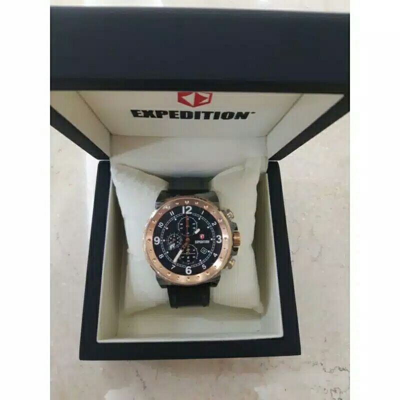 EXPEDITION CHRONOGRAPH /ORIGINAL / TALI KULIT / E6681M