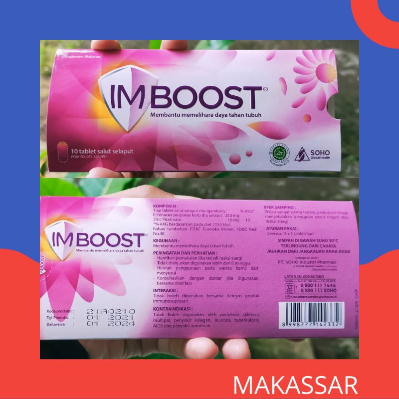 IMBOOST TABLET DAYA TAHAN TUBUH PER STRIP