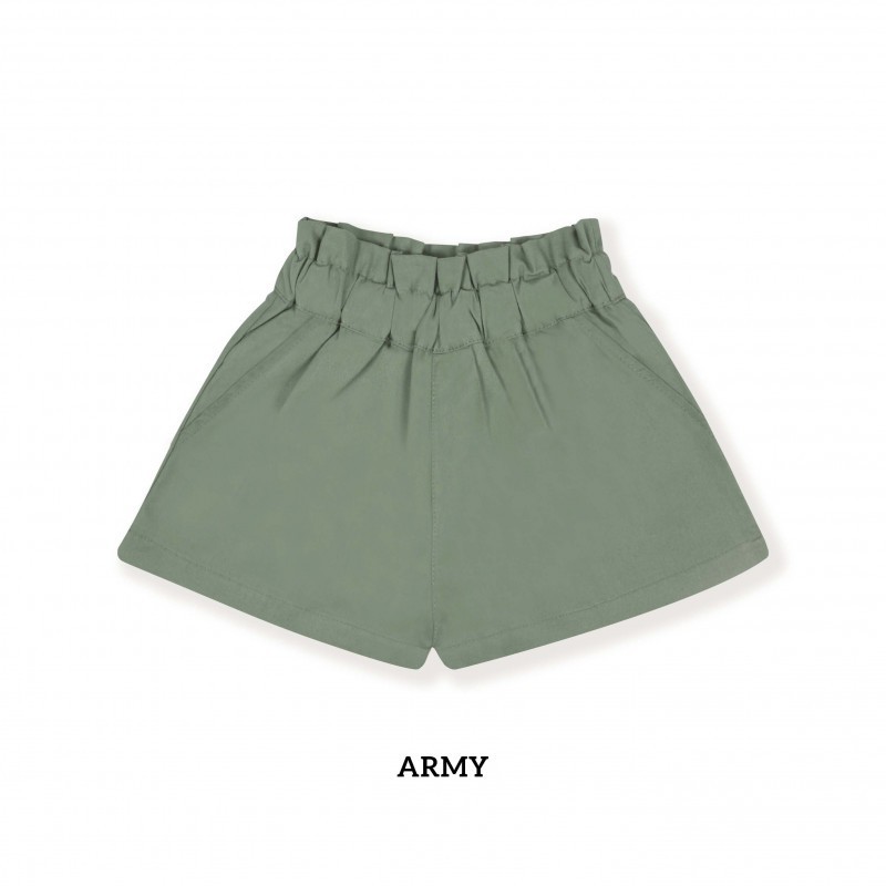 Little Palmerhaus Girl Casual Short Celana Pendek Anak Perempuan - Army