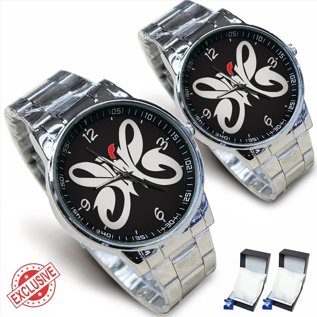 Jam Tangan Rantai Couple SLANK Motif 10