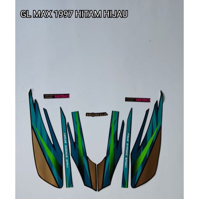 STRIPING GL MAX 1997 HITAM HIJAU