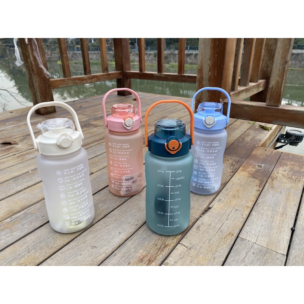 Reseller Welcome – Bo5244 Botol Minum Sedota 1500 ML & 2000 ML / Botol Minum Cute 1,5 L & 2 L + Stiker / Botol Minum Stiker Lucu & Unik-6