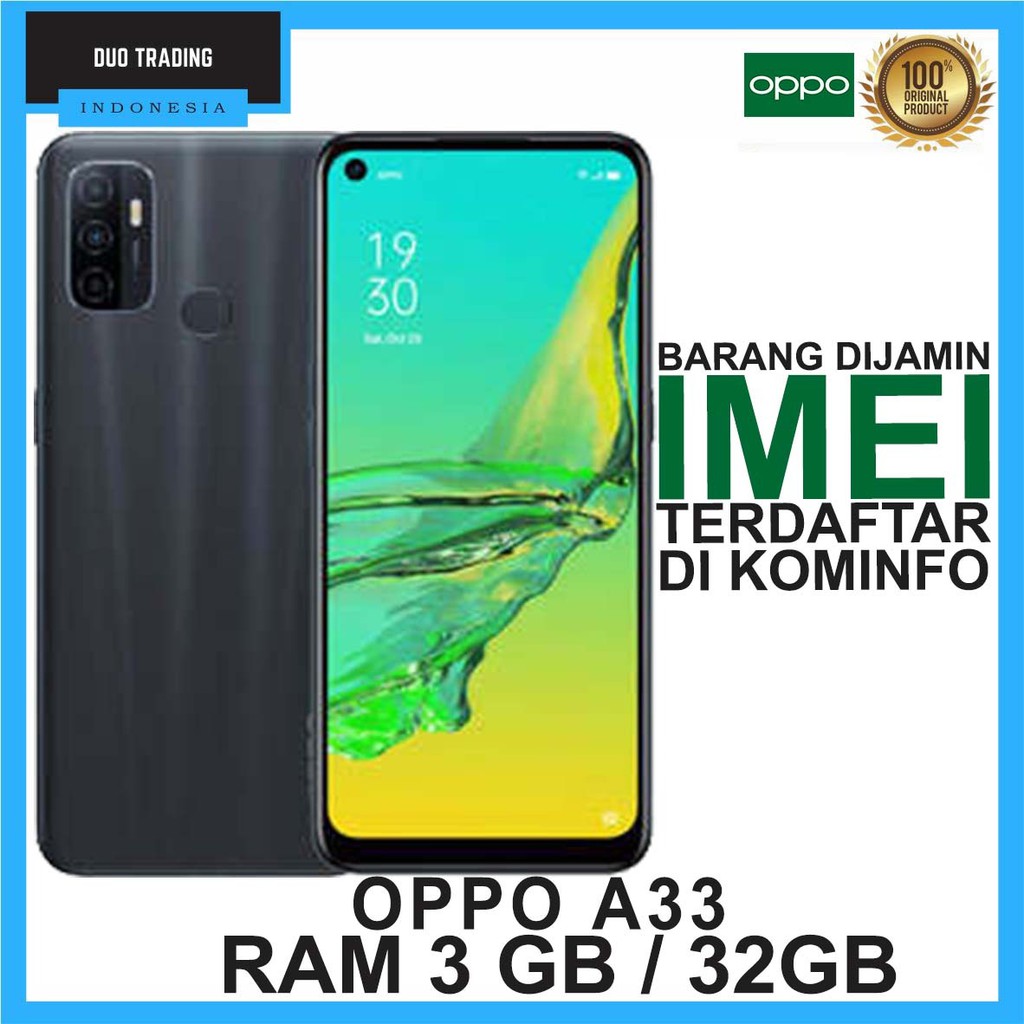 OPPO A33 RAM 3GB ROM 32GB GARANSI RESMI OPPO INDONESIA