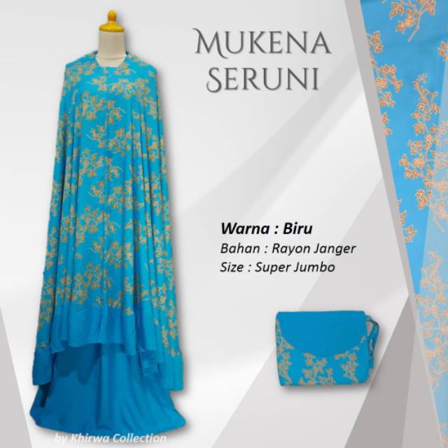 Mukena Seruni Bali Super Jumbo | Grosir Mukena Bali