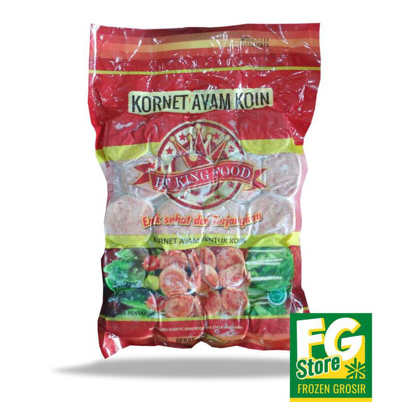 

PROMO ENAK Kornet KOIN / King Food / Kotnet Ayam Koin isi 40pcs Terlaris