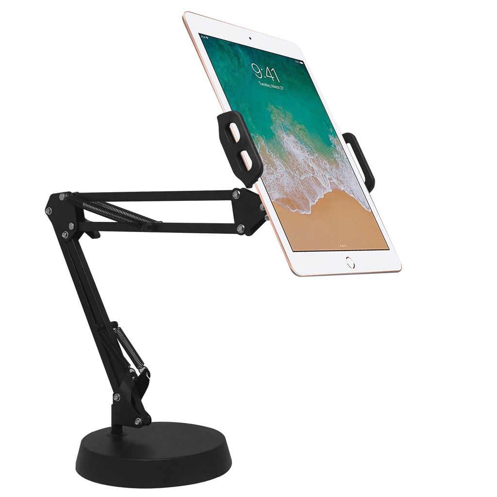 S77 Stand Phone Holder Hp Tablet Meja Holder Putar Penyangga Broadcasting Multifungsi