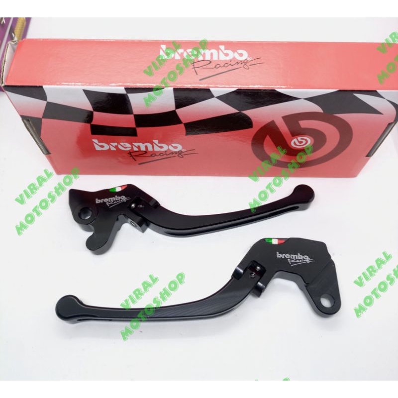 Handle rem set kanan kiri Lipat BREMBO full cnc Black Pnp Jupiter Mx Old New
