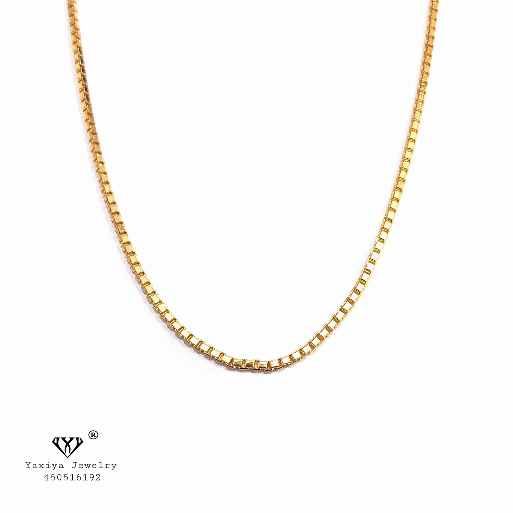 

Kalung Emas Italy Bulat (kecil) Perhiasan Imitasi Gold 18K Yaxiya Jewelry 299