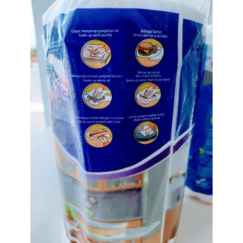 Paseo tissue minyak / tissue dapur / paseo Kitchen towel isi 2 roll-2