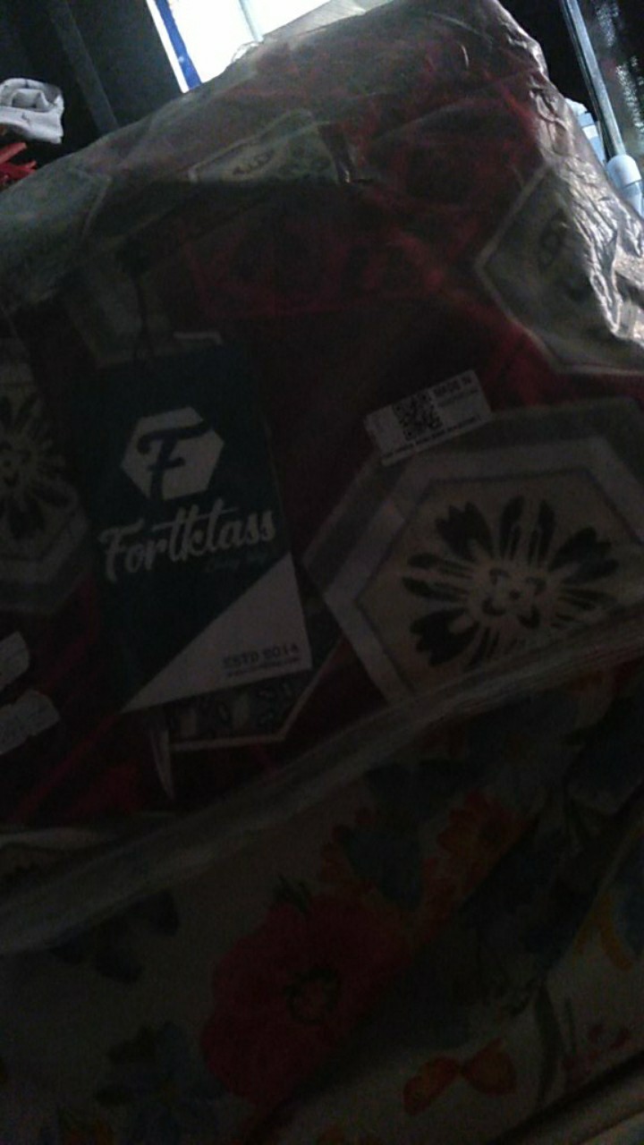 Fortklass Hem Kemeja Batik Pria Mix Lengan Panjang Baju Kerja Formal Kantor Cowok Cowo