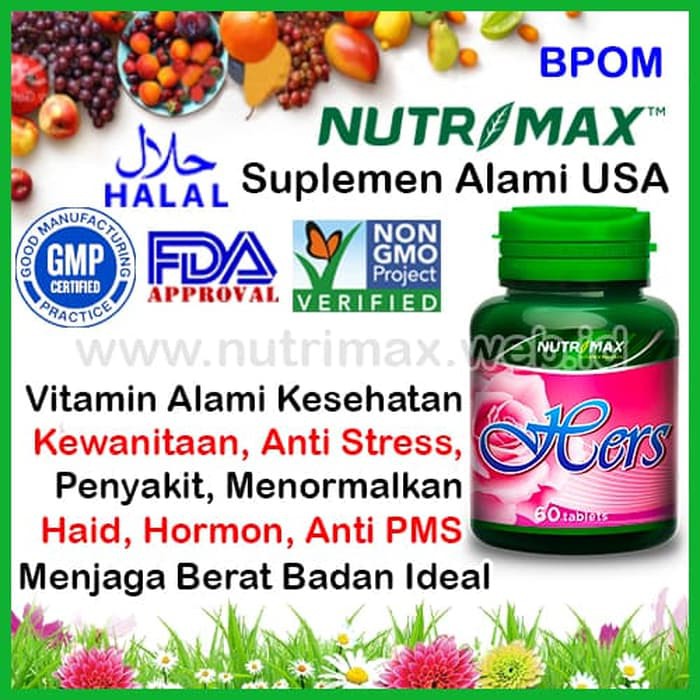 Nutrimax Hers Vitamin Untukbuat Kesehatan Kesuburan Hormon Wanita Vt136 Shopee Indonesia