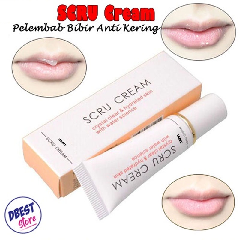 DBEST - BISA COD - SCRU CREAM ORIGINAL 100% / SCRUB CREAM BIBIR KERING DAN BIBIR PECAH PECAH