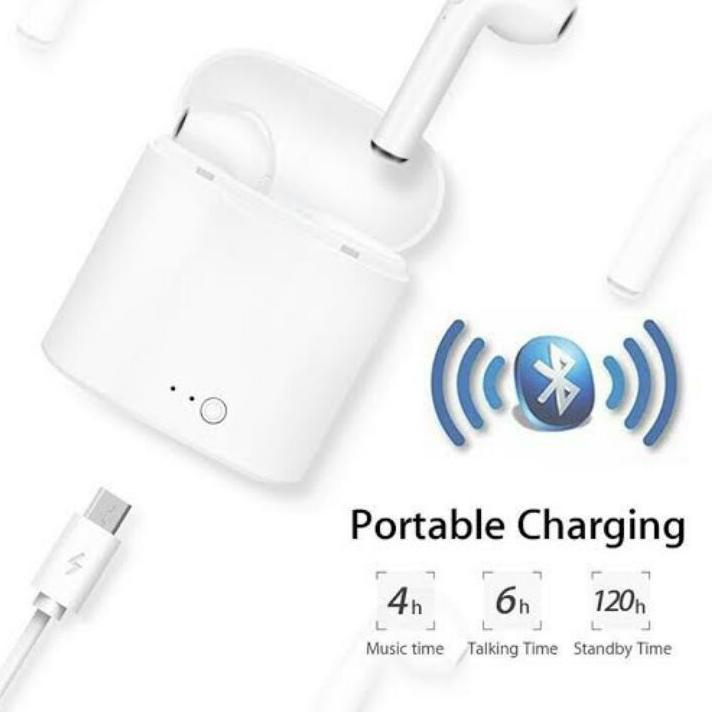 HANDSFREE HEADSET BLUETOOTH I7S WIRELESS BLUETOOTH