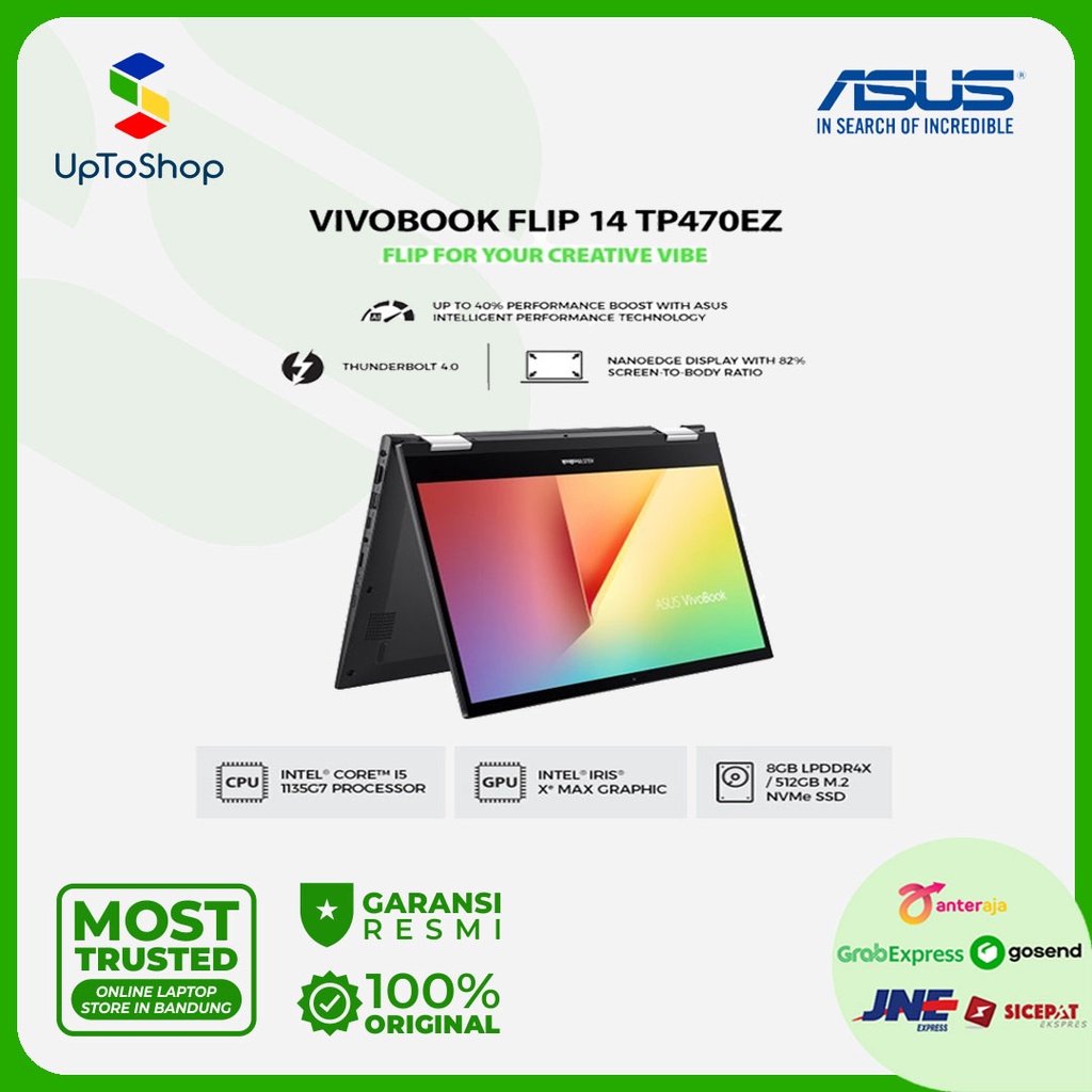 Jual Asus Vivobook Flip 14 Tp470ez Vips551 I5 1135g7 8gb 512gb W11 Shopee Indonesia 0406