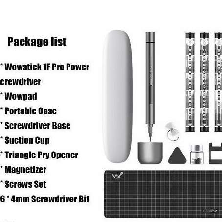 OBENK Wowstick 1F+ Screwdriver Cordless - obeng Elektrik 69 in 1