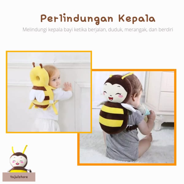 Head Neck Pillow Pad Bantal Pelindung Kepala Bayi