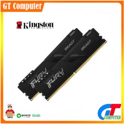 KINGSTON KF432C16BBK2/16 | Fury Beast 16GB (8GB x2) DDR4 3200MHz