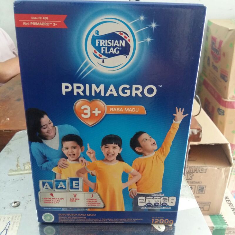 Frisian flag Primagro 3+ Madu Vanila 1200 gr 800 gr Susu Formula Anak