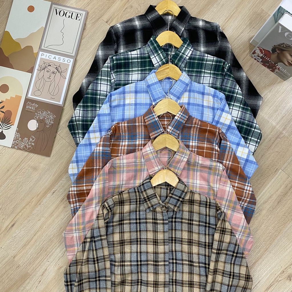 KEMEJA COCO FLANEL PREMIUM SHIRT B367 CO