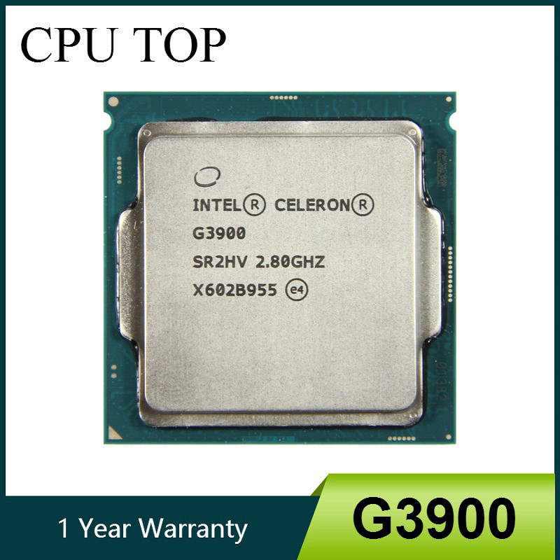 Processor Intel Celeron G3900 2.8GHz 2M Cache Dual-Core CPU Processor SR2HV LGA 1151 Tray + FAN