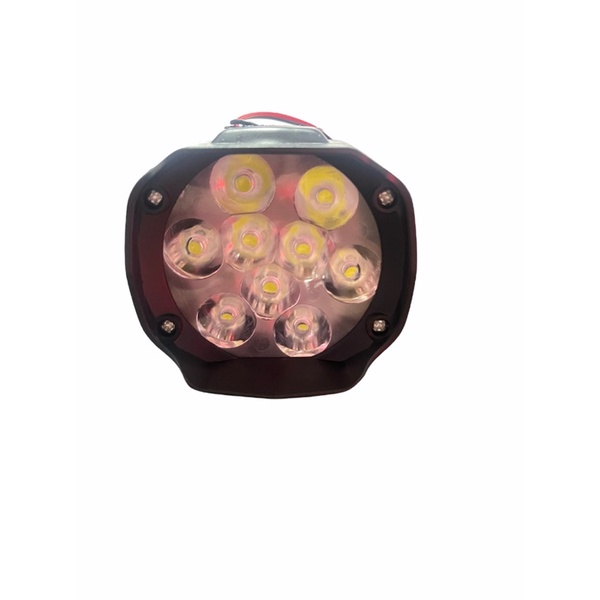 Lampu Tembak Sorot LED Spion Motor Cree 6 + 3 Mata 9 Titik 10 Watt 10W T9C 10Watt