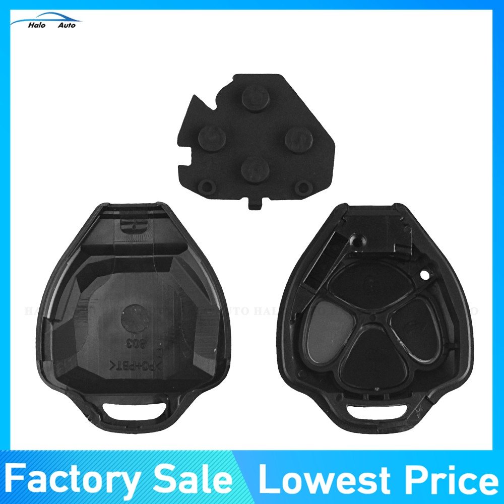 No Blade 2/3/4 Buttons Remote Car Key Case Shell FOB For Toyota Camry Corolla Avalon Venza