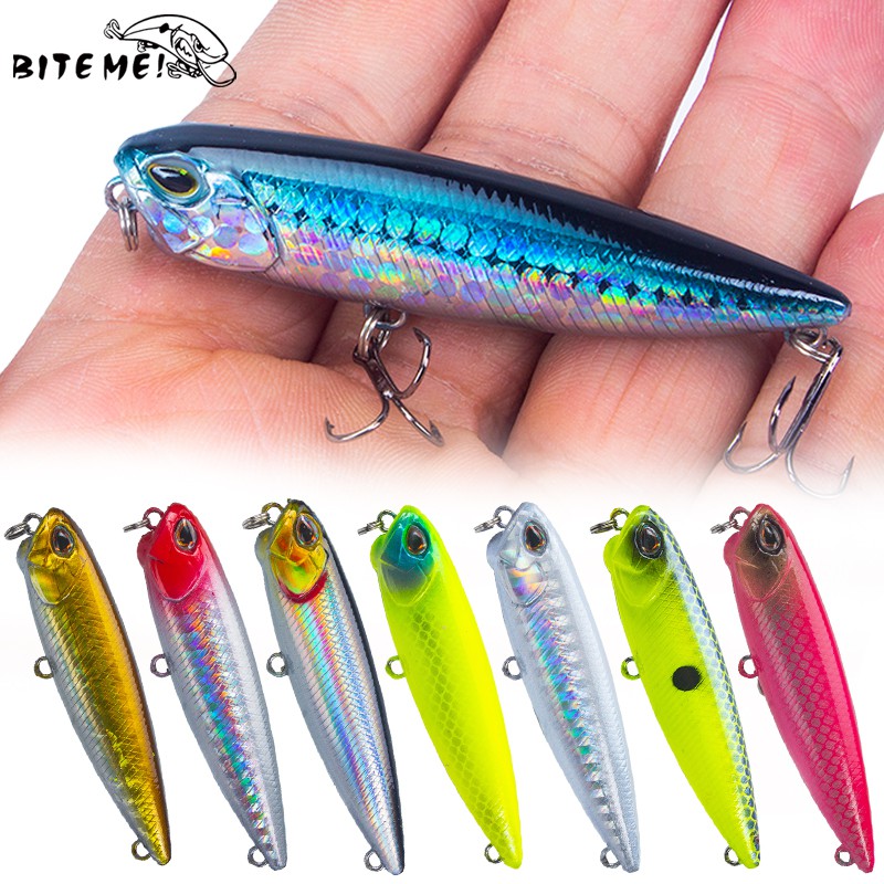 1PCS 65mm/5.5g Alat Pancing Murah Sinking Minnow relix nusantara Umpan Ikan Kail Pancing Alat Pancing Umpan Mancing Mini Minnow Lure Plastic Bait Umpan Mancing Umpan Pancing Umpan Pancing Buatan