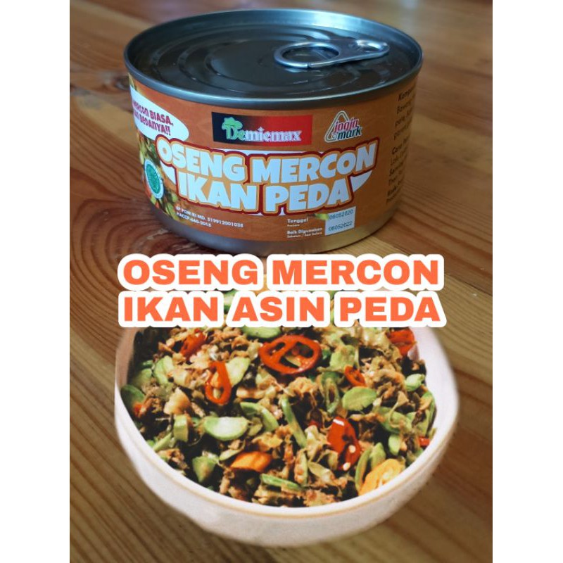 

OSENG MERCON IKAN ASIN PEDAKALENG, Tumis ikan asin pedo kaleng, Ikan peda kaleng