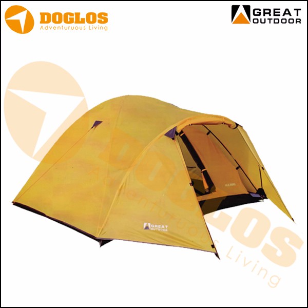 Tenda 4 orang GREAT OUTDOOR JAVA 3/4 GT0576 DOUBLE ORANGE