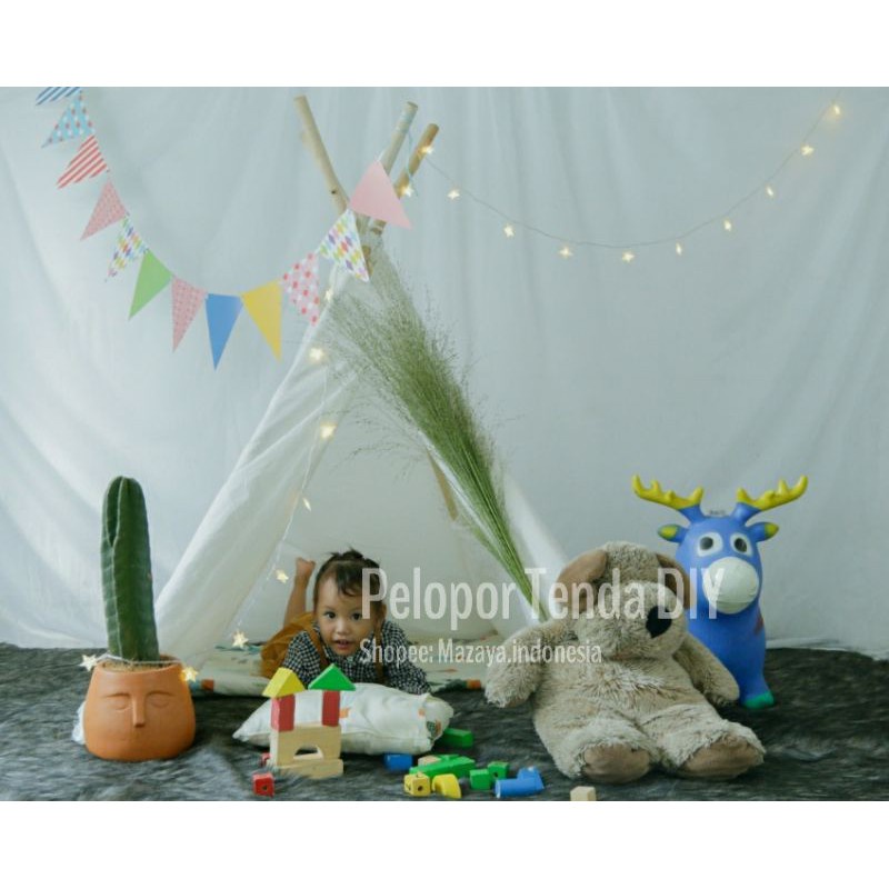 Paket DIY Tenda Anak Indian / Alody's Collection