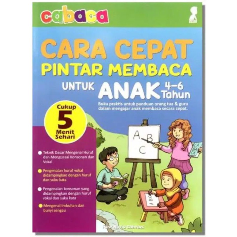 Buku Cabaca Cara Cepat Pintar Membaca Untuk Anak Umur 4 6 Tahun Shopee Indonesia