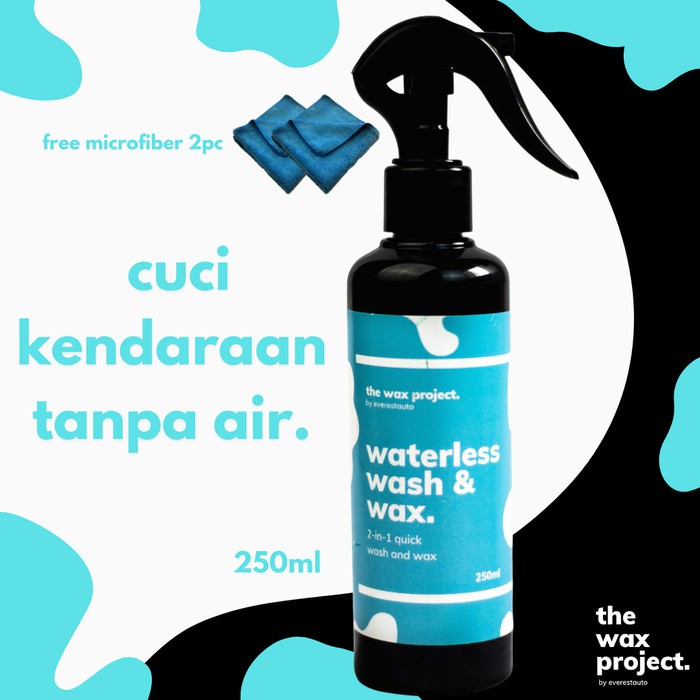 Waterless Wash &amp; Wax - Cuci Mobil Kilap Hydrophobic Tanpa Air