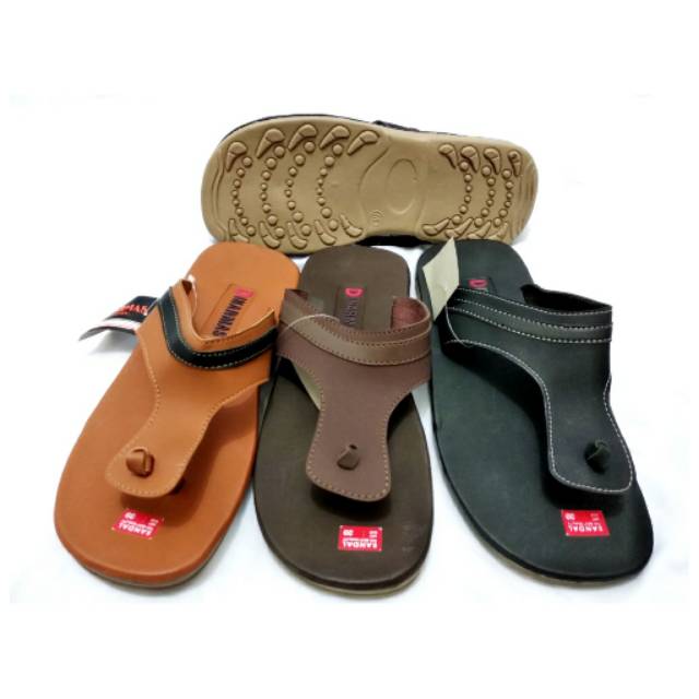 Sandal Goodness Dinarmas Unisex / Sandal Casual syntetic lether