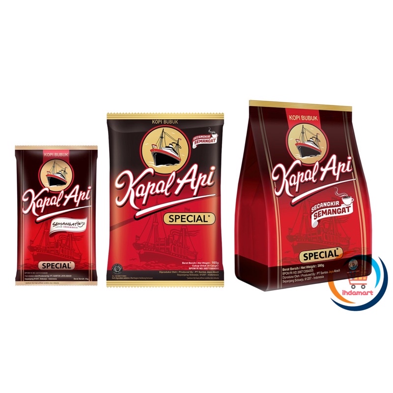 Kopi Kapal Api 60 gr / 165 gr / 380 gr