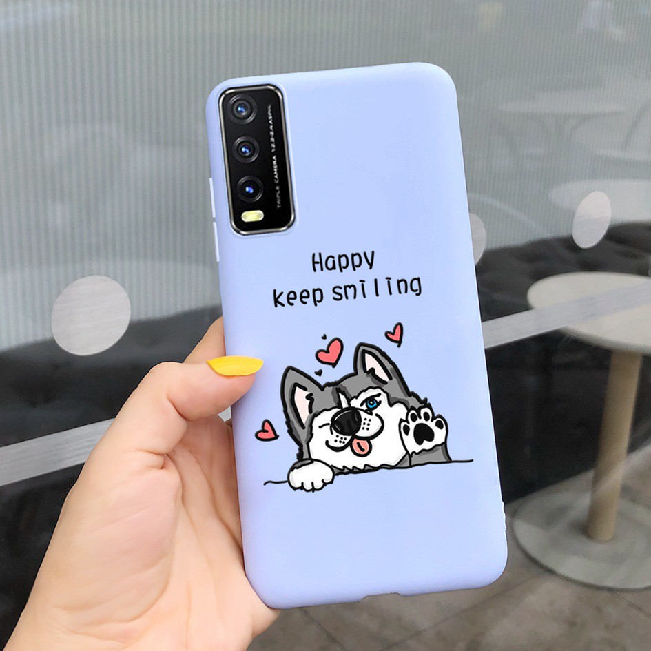 Soft Case Vivo Y20 Y20i Y30 Y50 Y30i Y11s Y12s Y20s 2021 2020 Casing Fashion Leopard Matte Cover Vivo 1938 1935 V2029 Case-TGzi1602