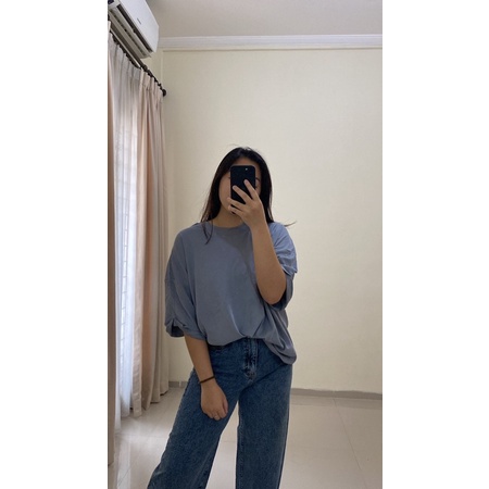 Oversized Cotton Shirt (CUMAN KAOSNYA AJA YAA)