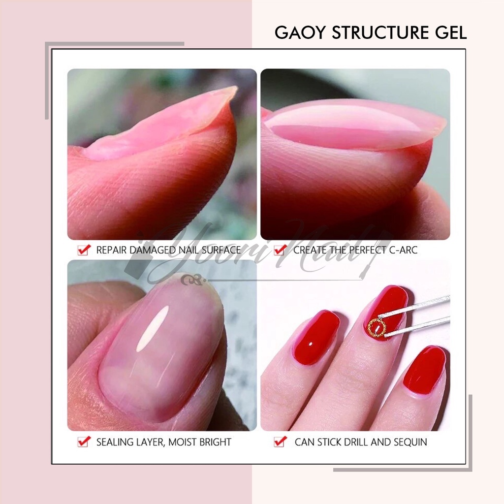 Gaoy Structure gel overlay nail polish gel structure gel