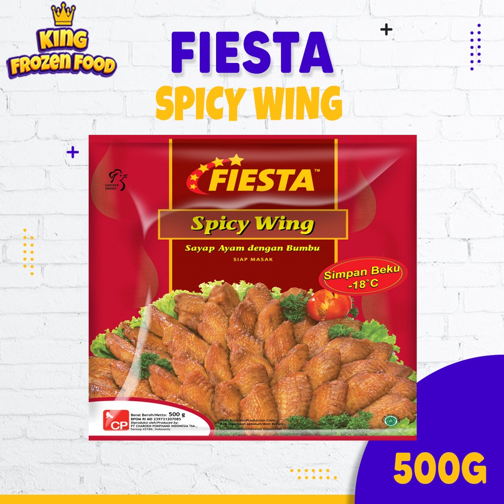 Fiesta Spicy Wing/Sayap Ayam Pedas 500g