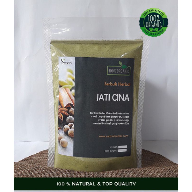 

Bubuk Jati Cina 1000 gram 100% tanpa bahan campuran dan dijamin murni / Serbuk Jati Cina 1 kg