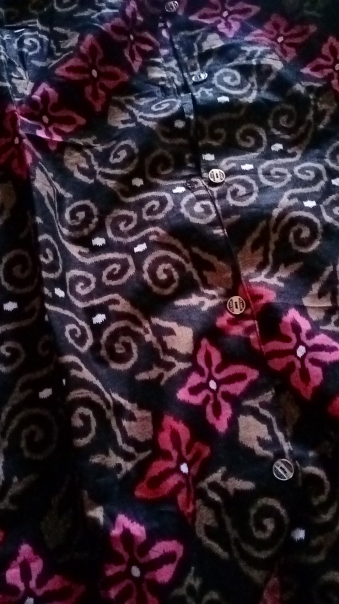 Baju Batik Couple Modern Monalisa Genes Merah Biru Tosca Ungu Orange M,l,xl Asli Pekalongan