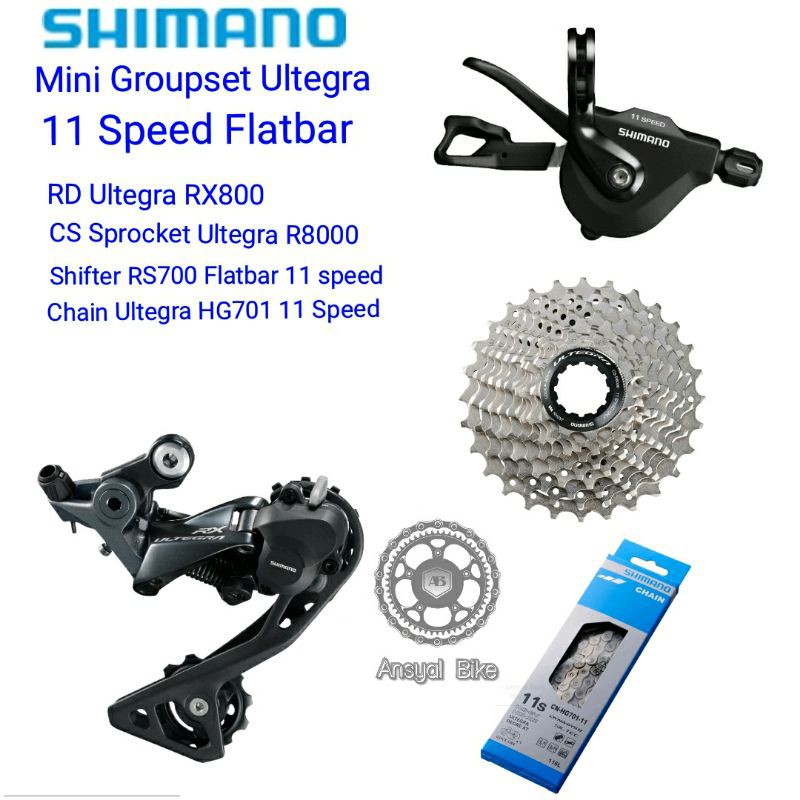 mini groupset shimano 11 speed