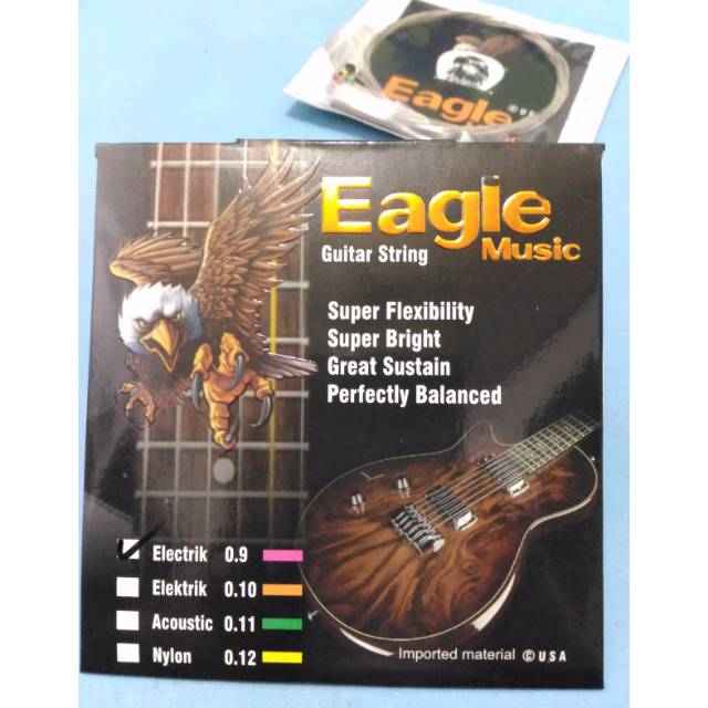 Senar Gitar Electric EAGLE ORIGINAL Gitar Listrik elektrik
