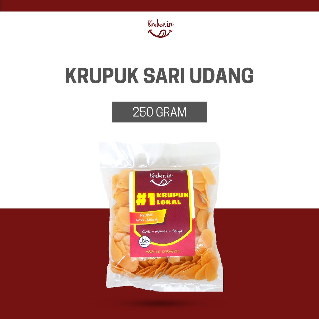 

KRUPUK SARI UDANG KREKER IN 250 GRAM