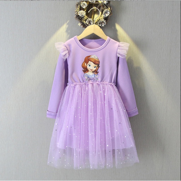 Dress Anak Bayi Frozen 2 Princess Elsa Tutu Cute Import 2 - 6 Tahun