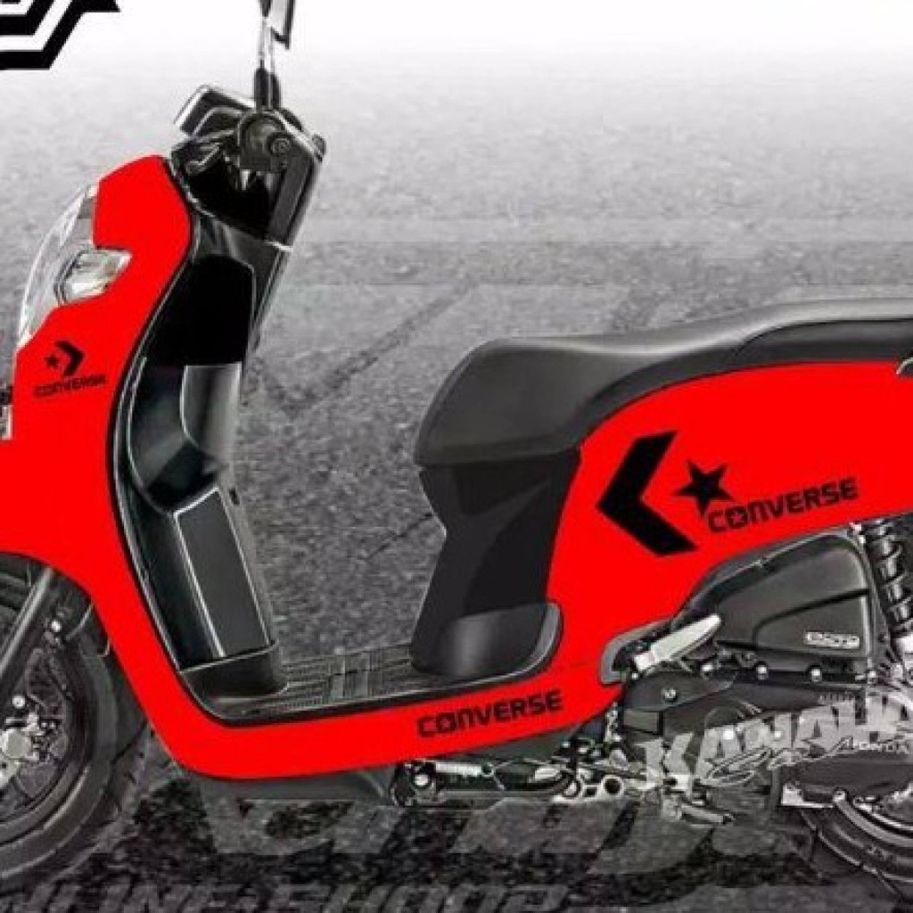 STIKER CUTTING CONVERSE STIKER MOTOR HONDA SCOOPY STIKER VARIASI BODY MOTOR