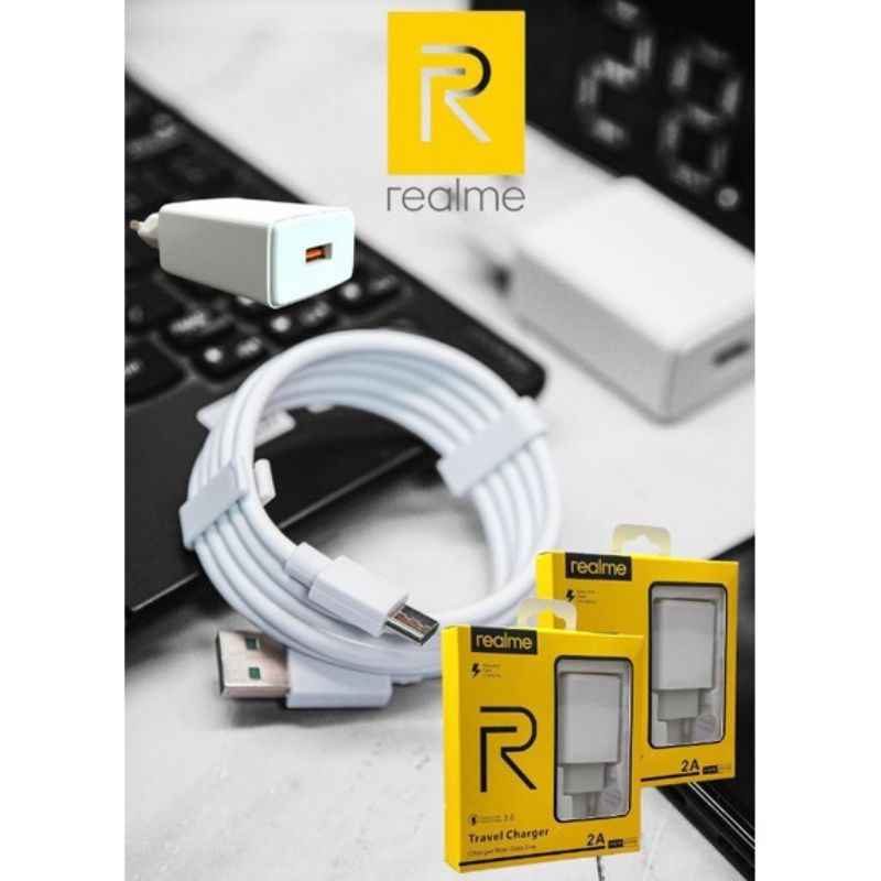 CHARGER REALME 3A ORIGINAL KN - MICRO USB